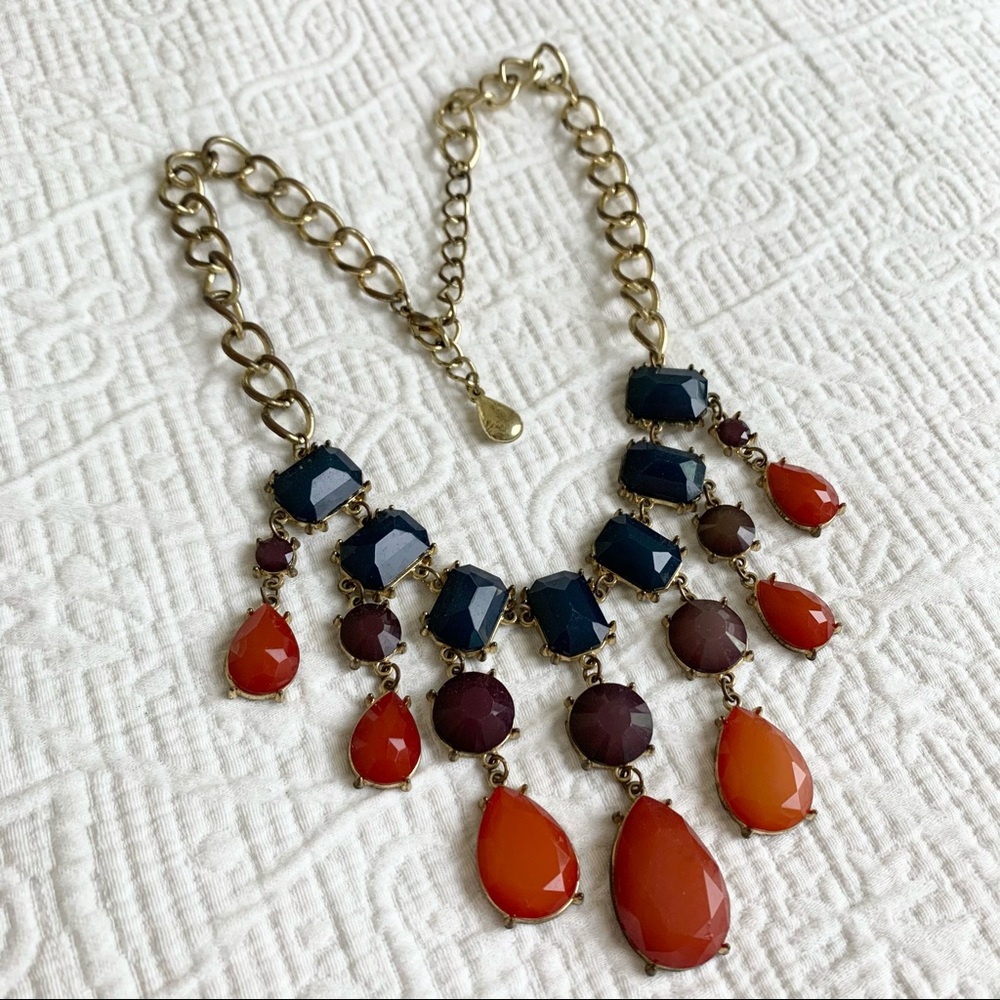 J.Crew-Like Stone Statement Necklace